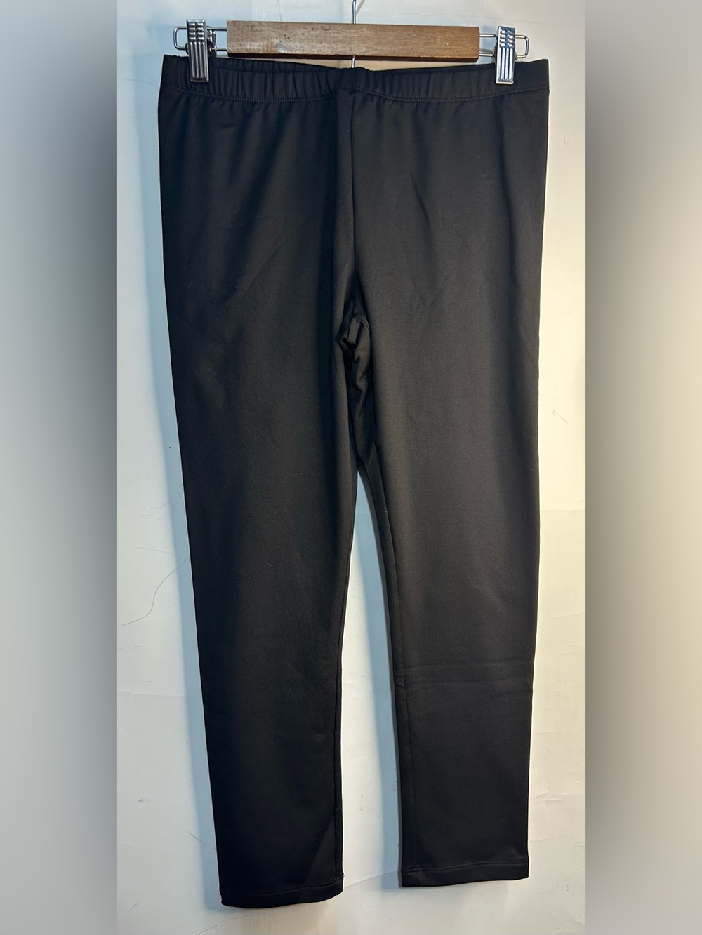 Athletic Works Black Cozy Leggings Large (10-12)- NWT
